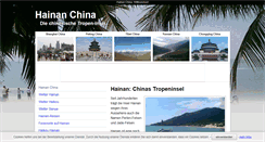 Desktop Screenshot of hainan-china.de