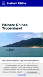 Mobile Screenshot of hainan-china.de